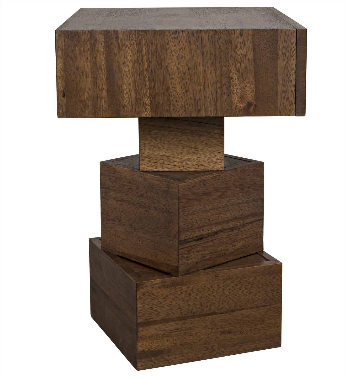 Grobius side table, dark walnut