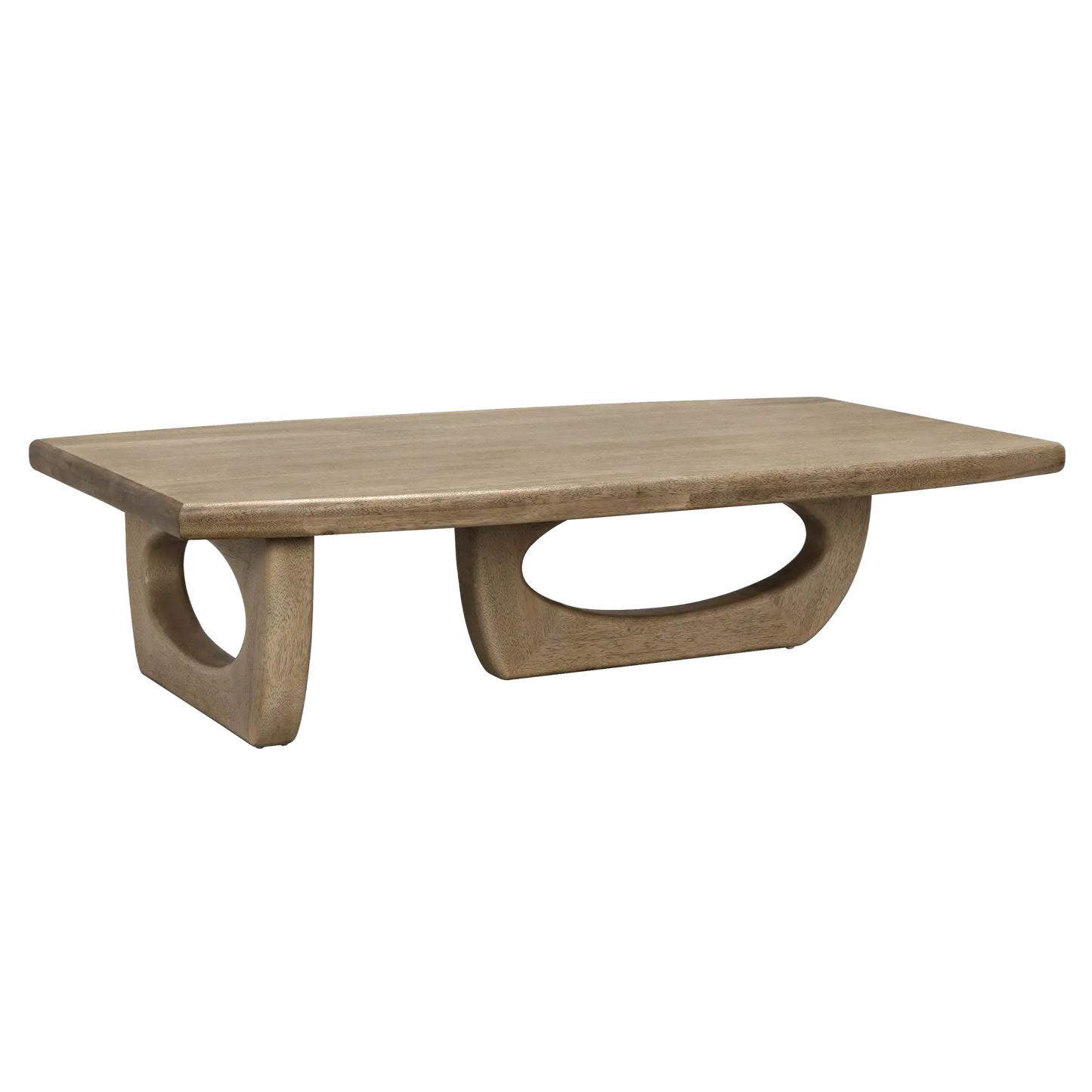 Douglas coffee table, bleached walnut