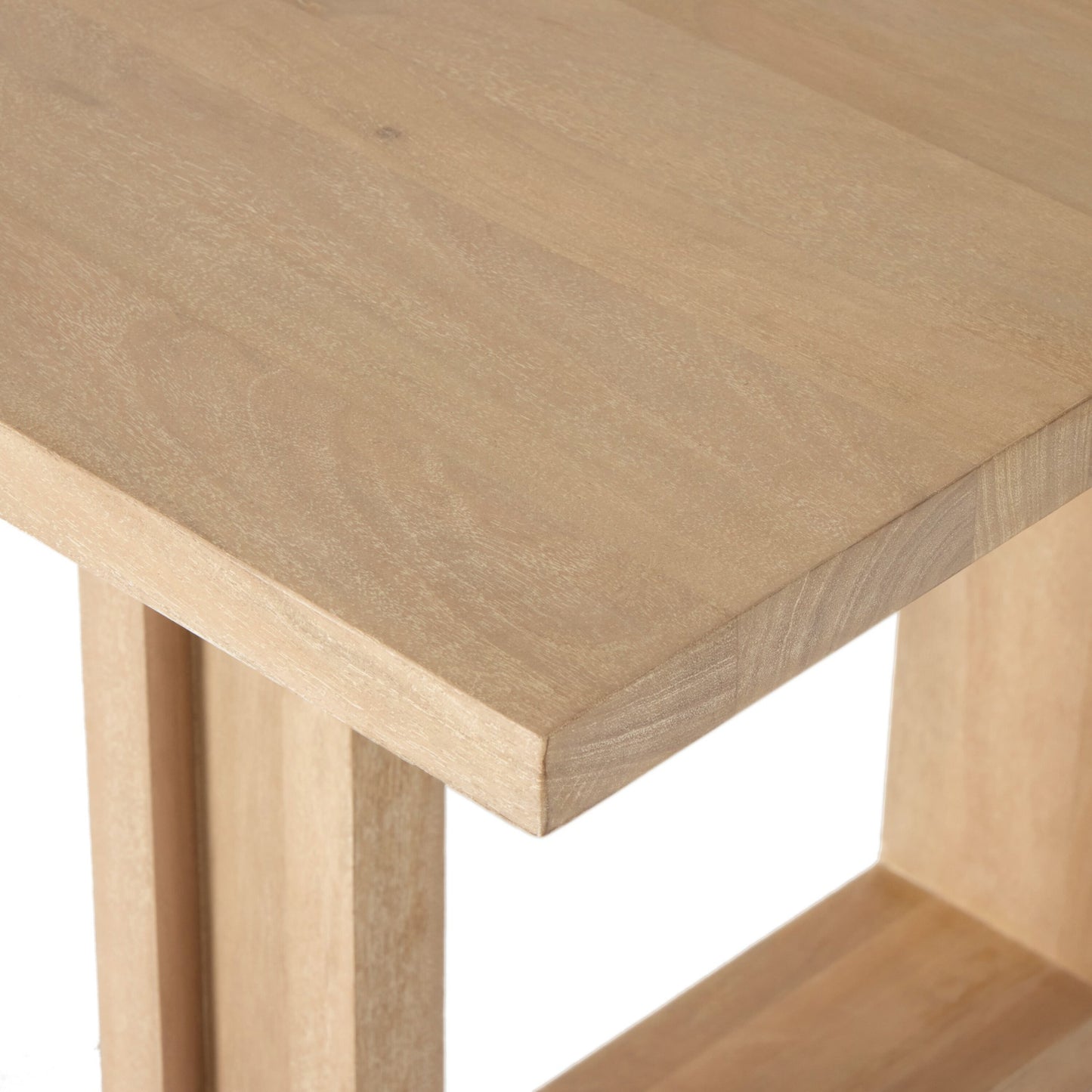 Carmel dining table: natural mango