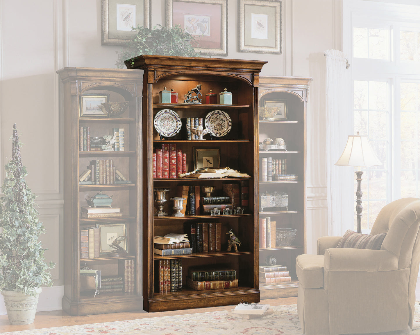 Brookhaven open bookcase