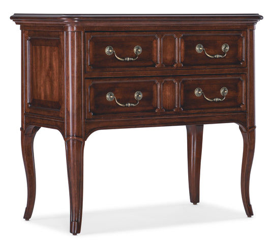 Charleston two-drawer nightstand