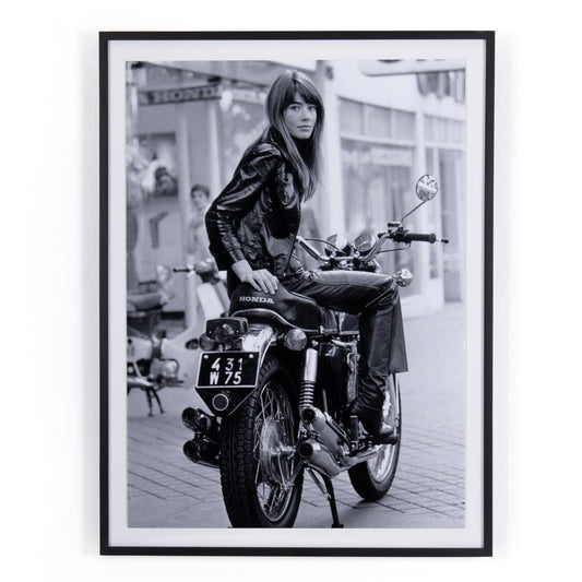 Françoise hardy on bike by getty images