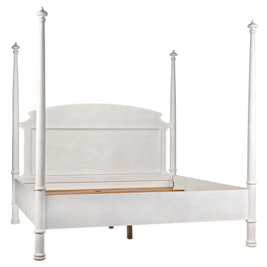 New douglas bed, eastern king, white wash