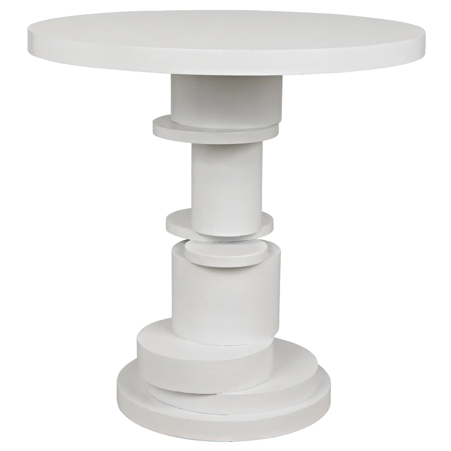 Hugo side table, solid white