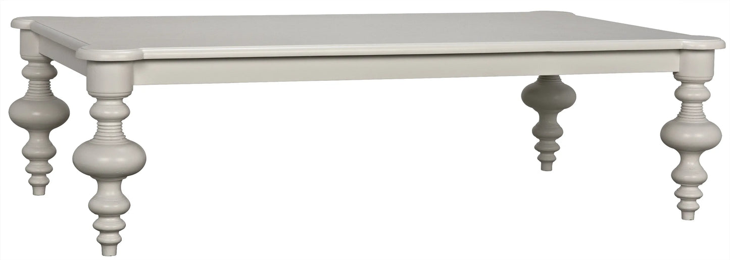 Graff coffee table, solid white