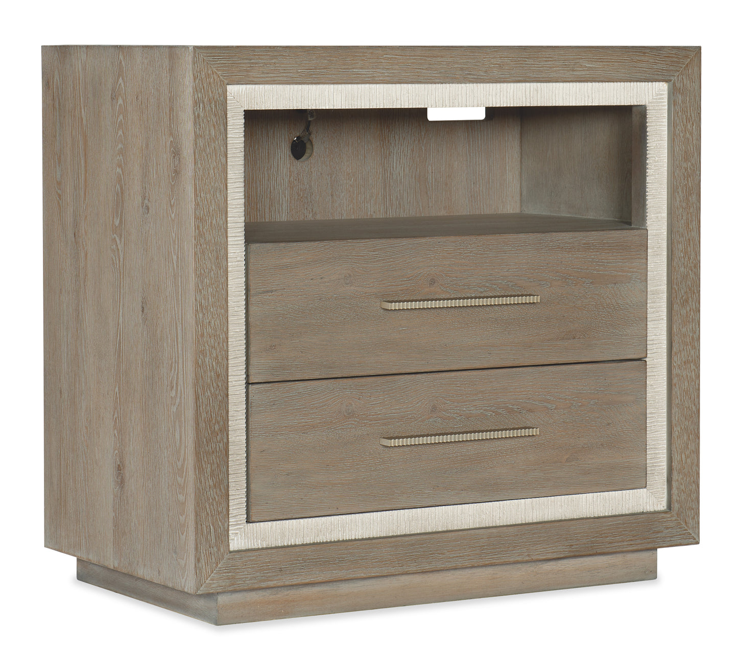 Serenity balboa two drawer nightstand