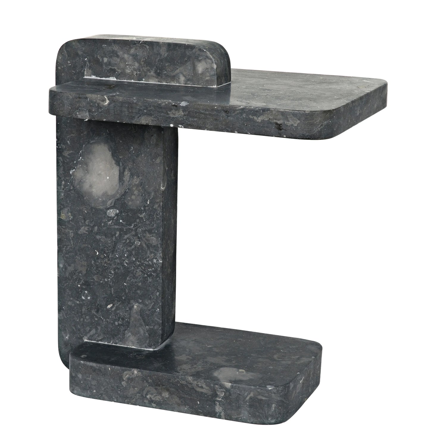 North side table, black marble