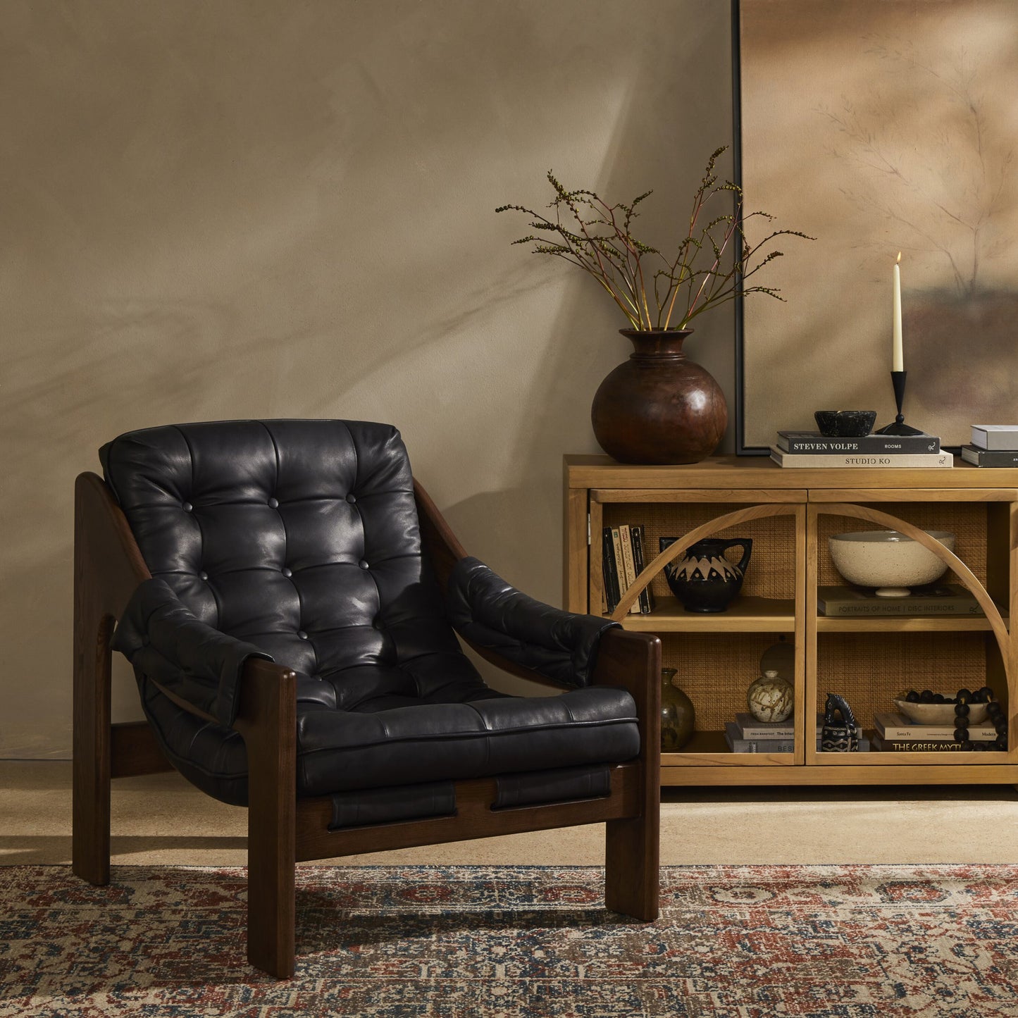 Halston chair-heirloom black