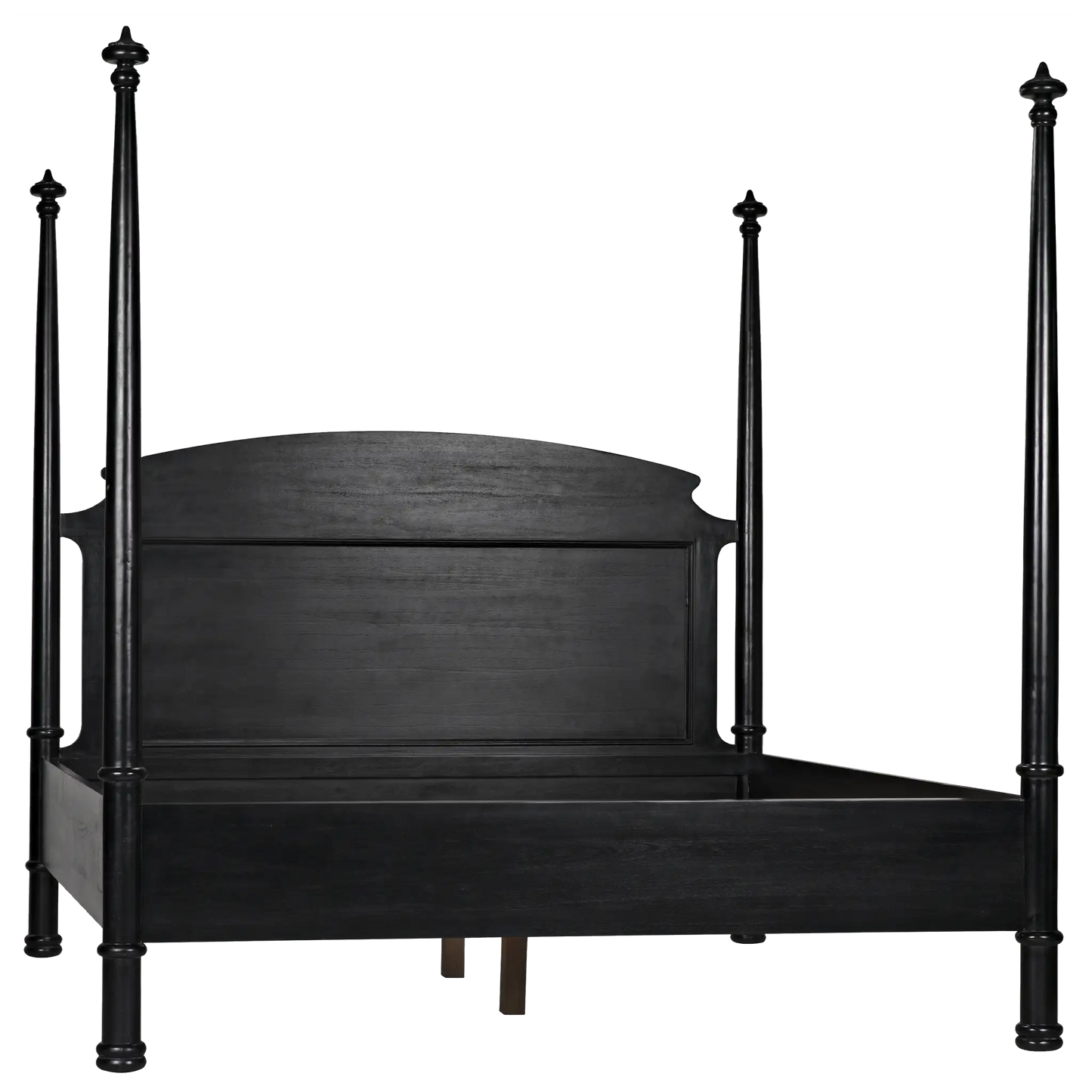 New douglas bed, eastern king, hand rubbed black