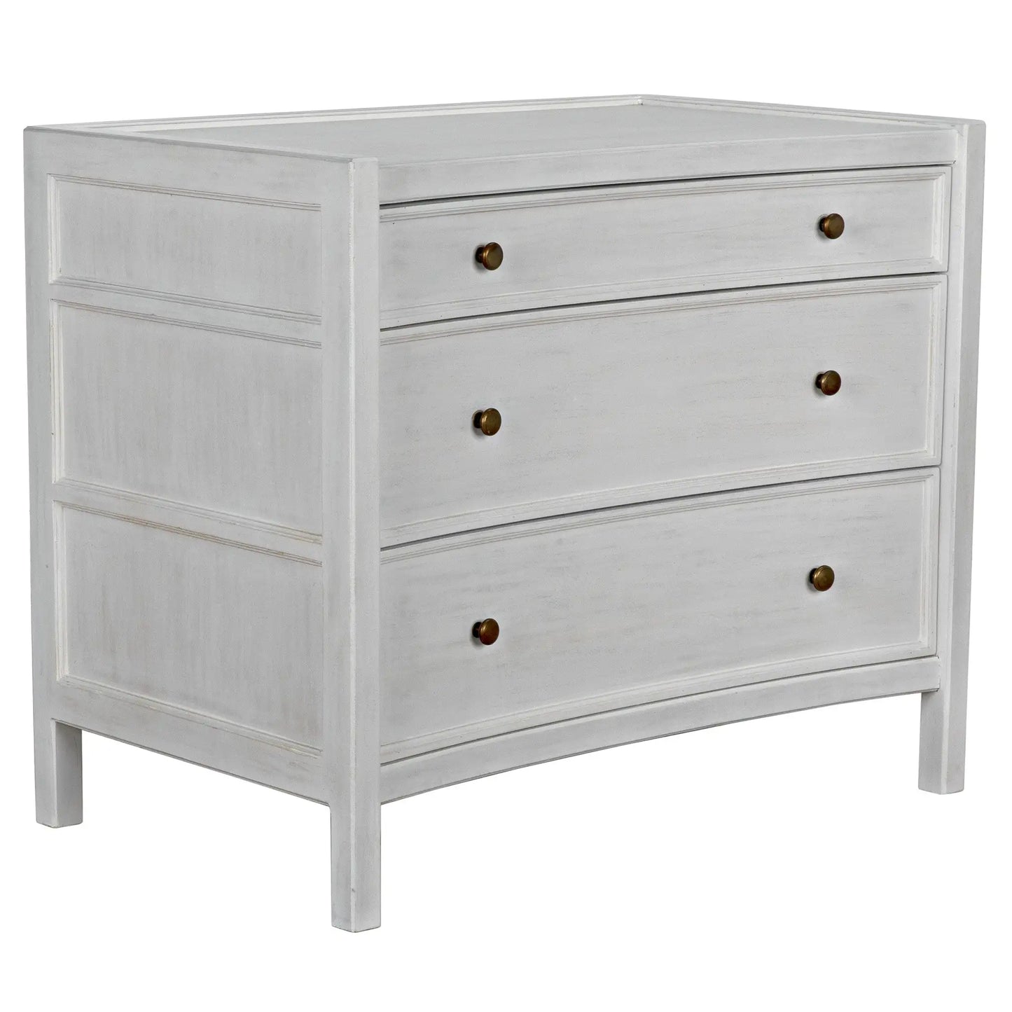 Hampton side table,white wash