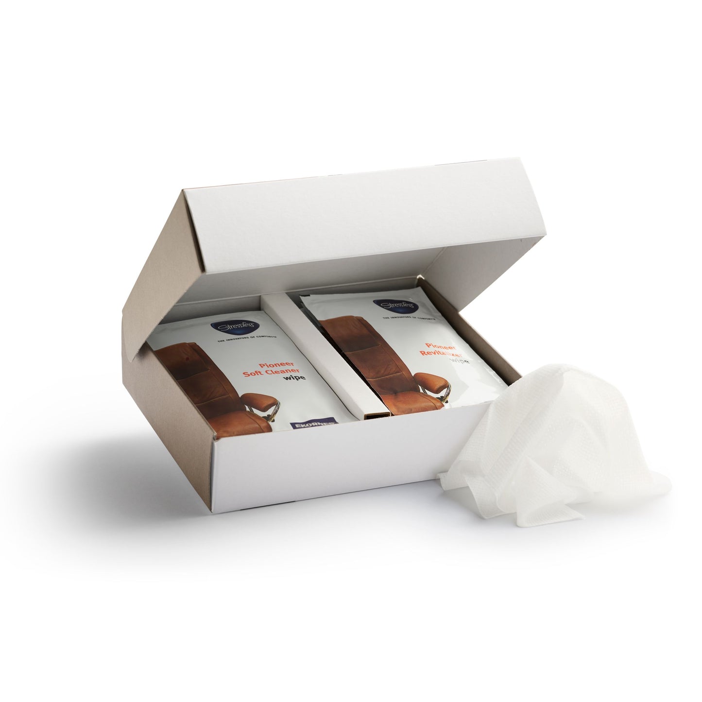 Stressless® leather care wipe kit pioneer