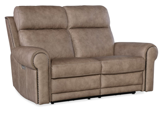 Duncan power loveseat w/power headrest & lumbar