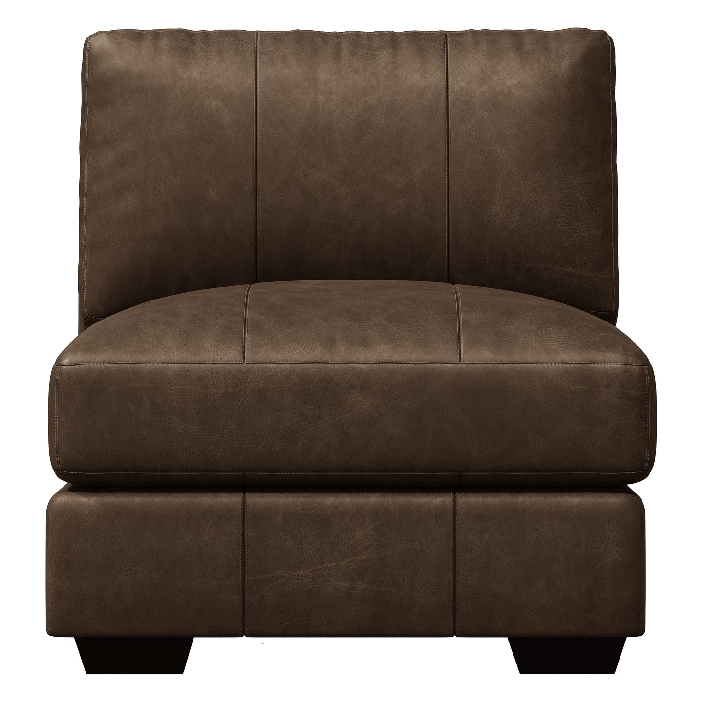 Dawkins leather armless chair