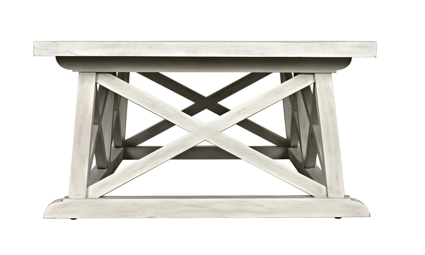 Sutton coffee table, white wash