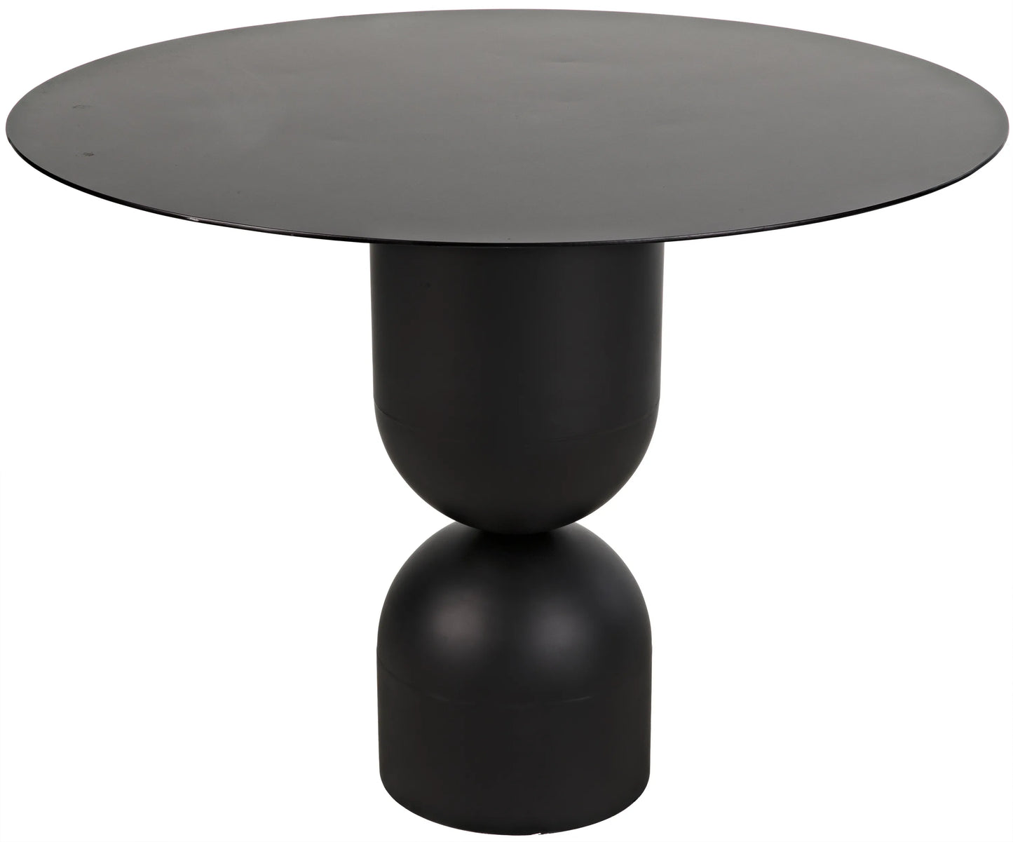 Wanda dining table, black steel