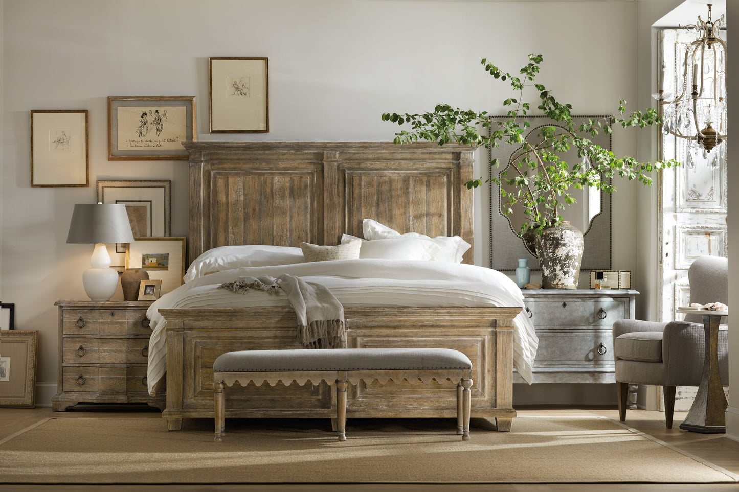 Boheme madera bed bench