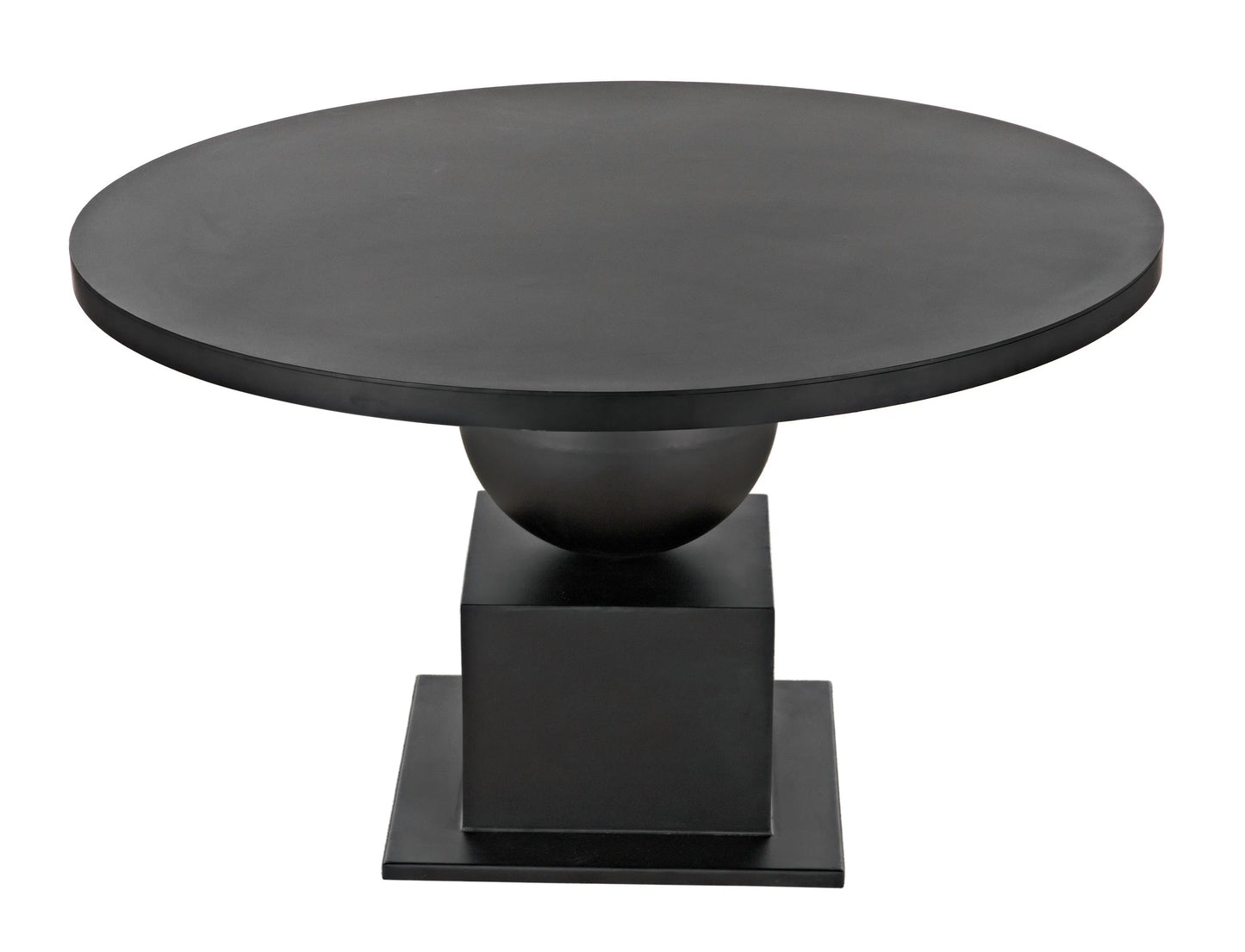 Emira dining table, black metal