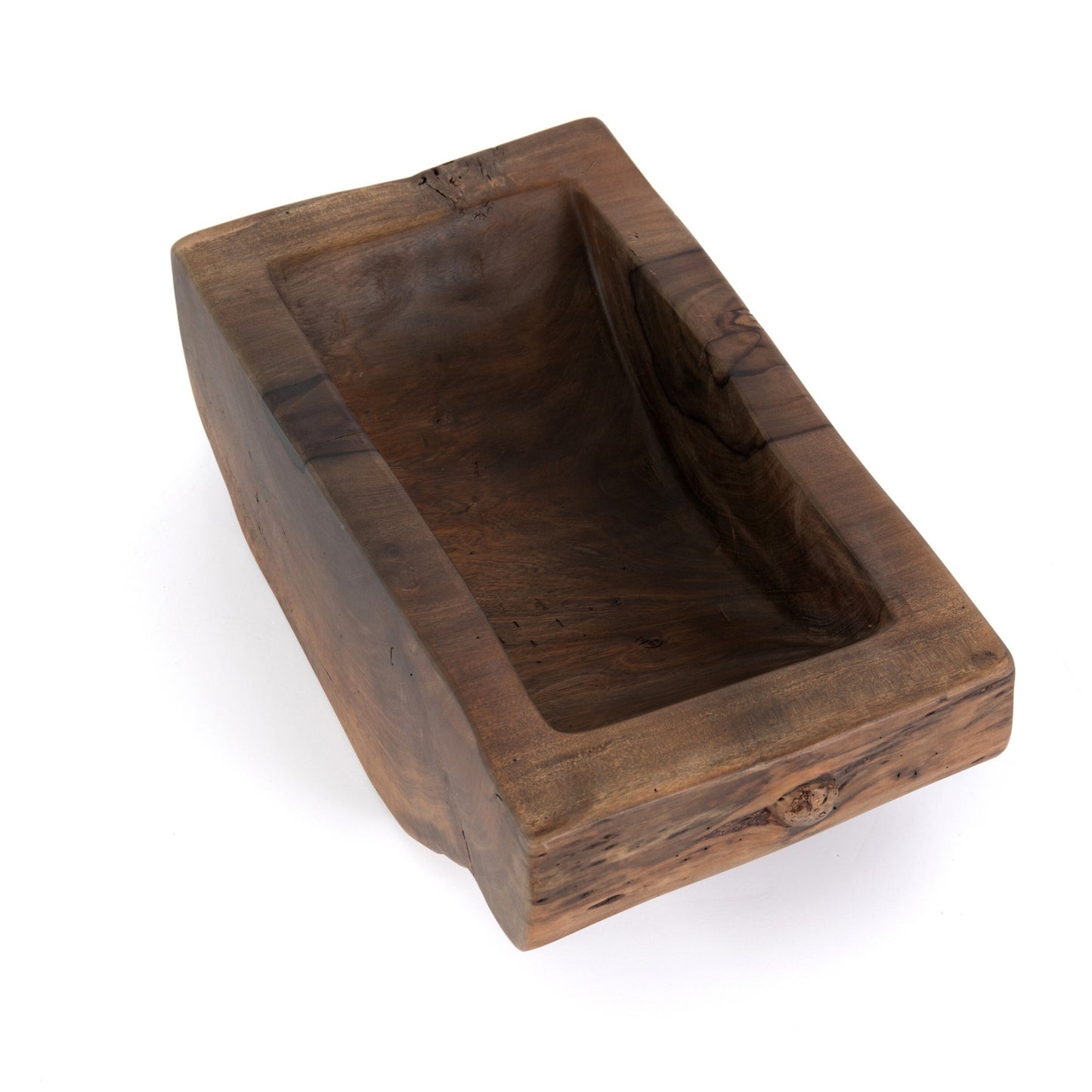 Centro wood bowl-ochre