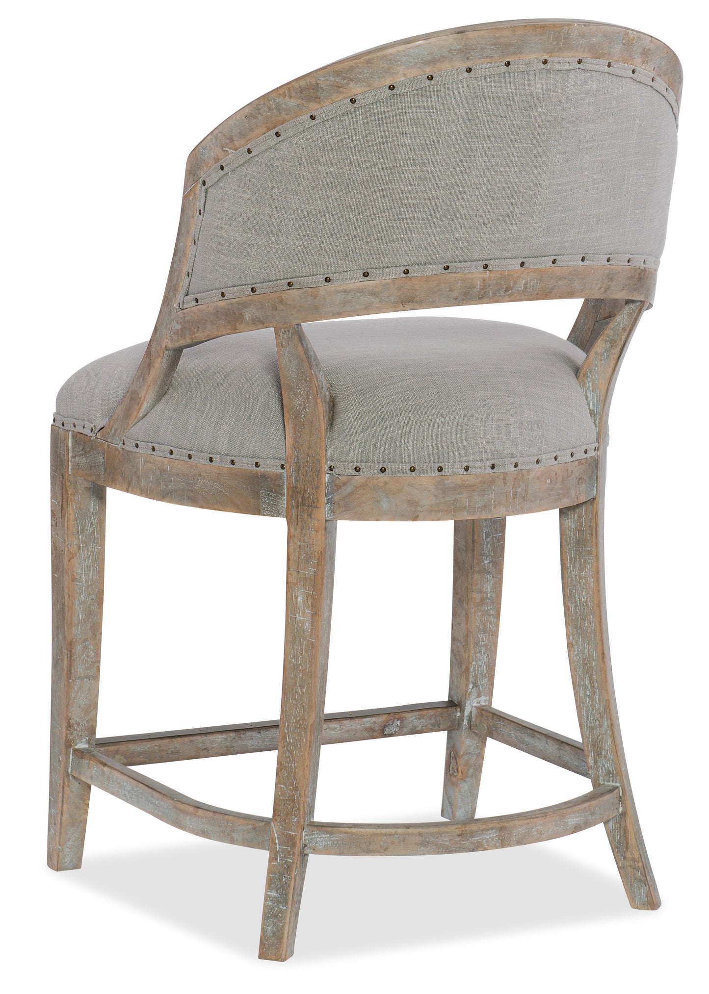 Boheme garnier barrel back counter stool