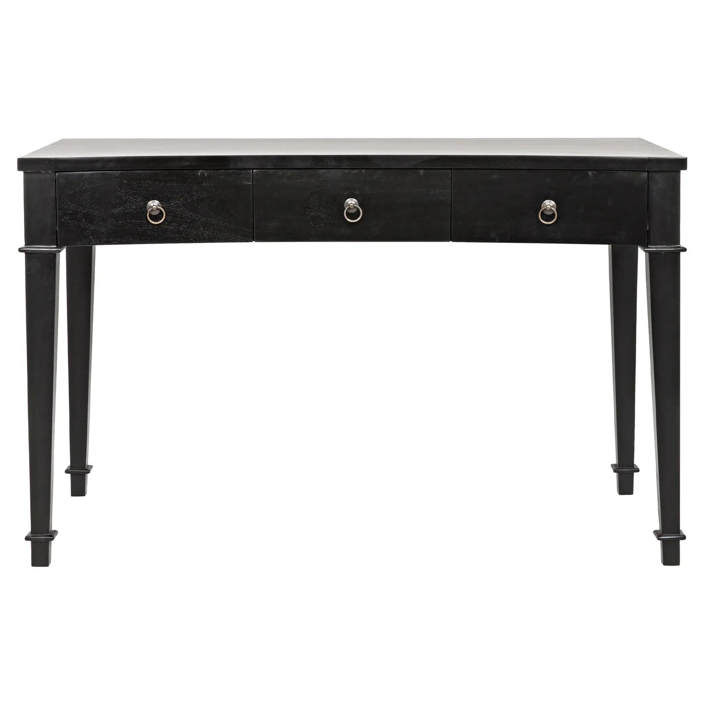 Curba desk, hand rubbed black