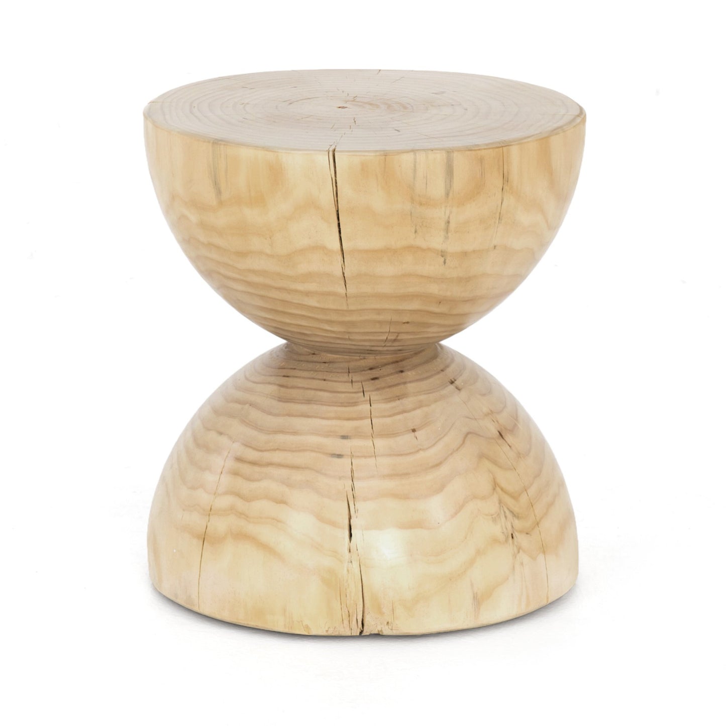 Aliza end table-natural pine