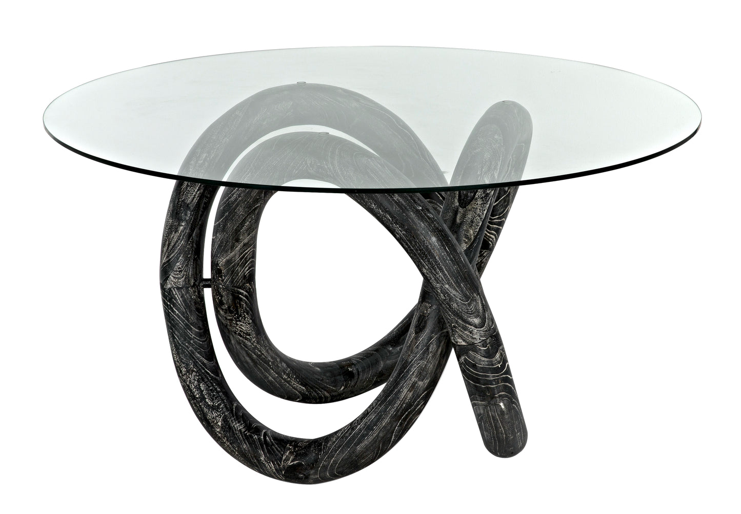 Zaza dining table, cinder black