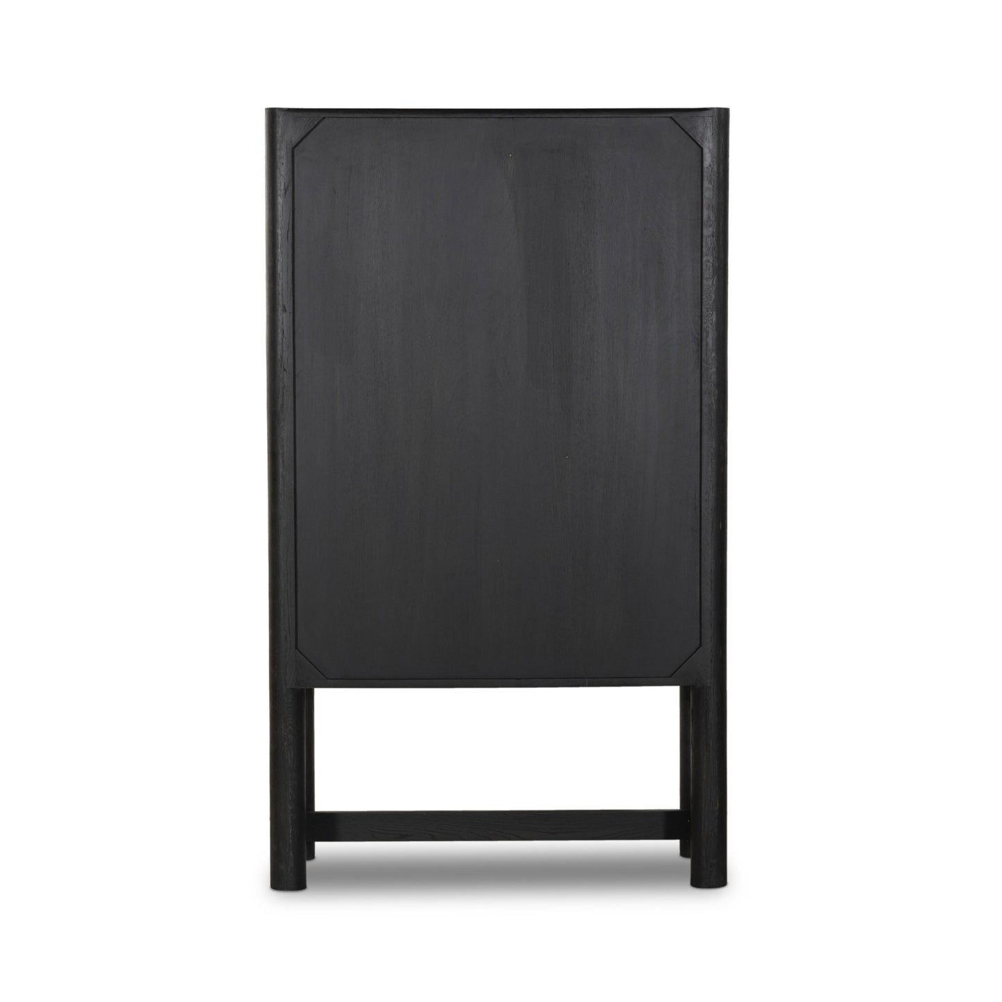 Ezri cabinet: black oak-carved black oak