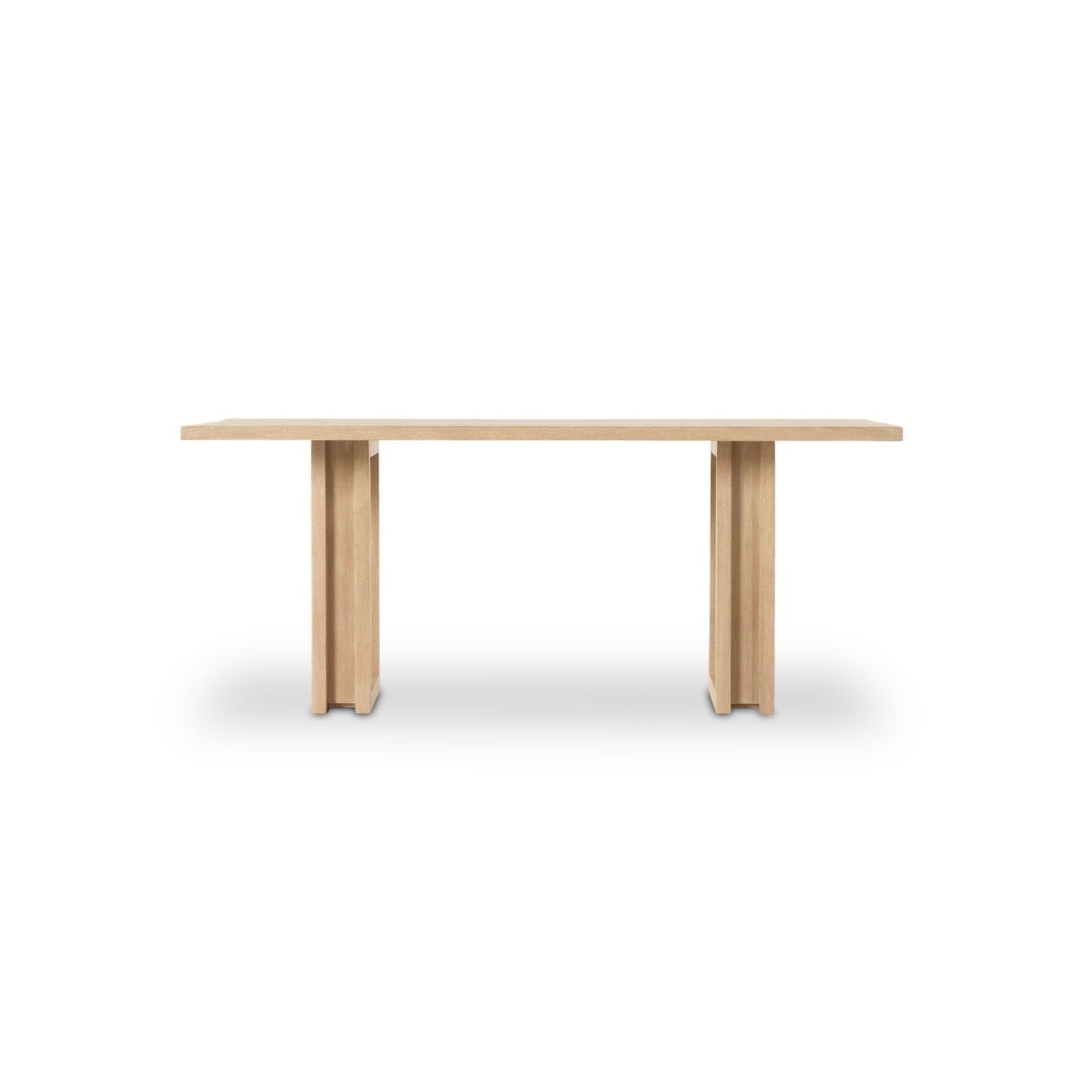 Carmel dining table: natural mango