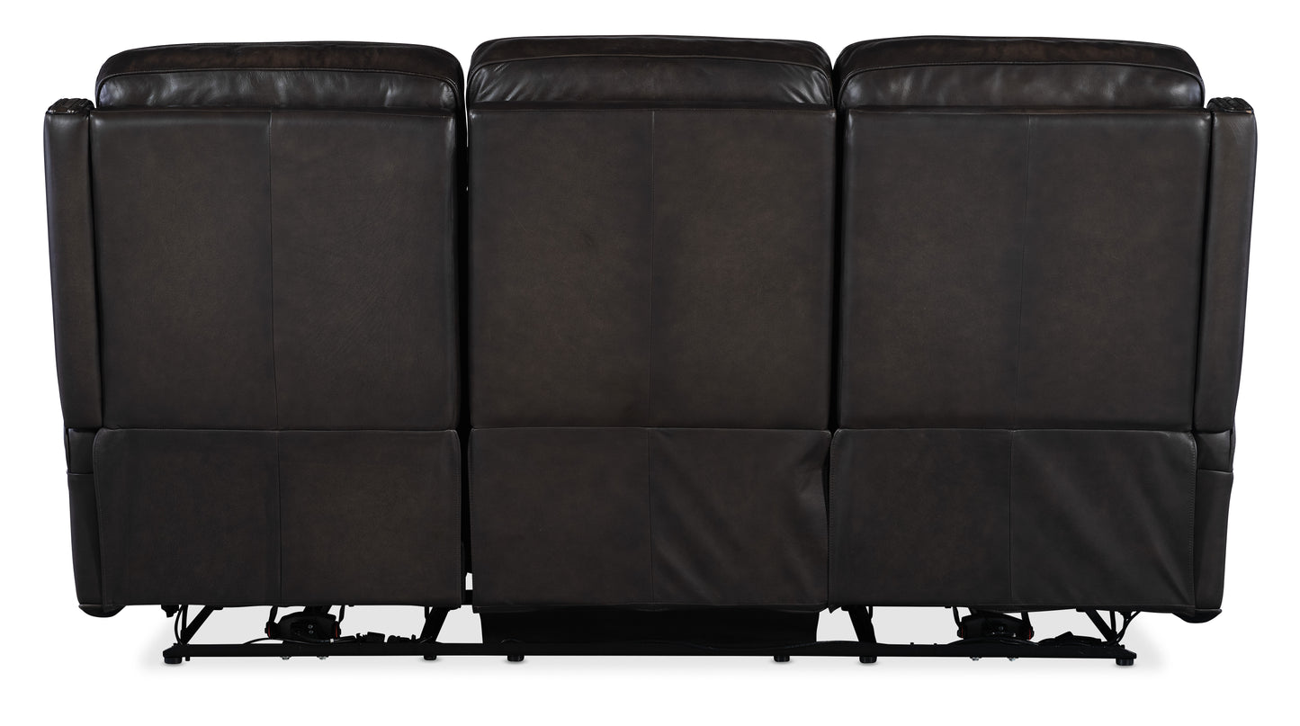 Hamilton power sofa w/power headrest