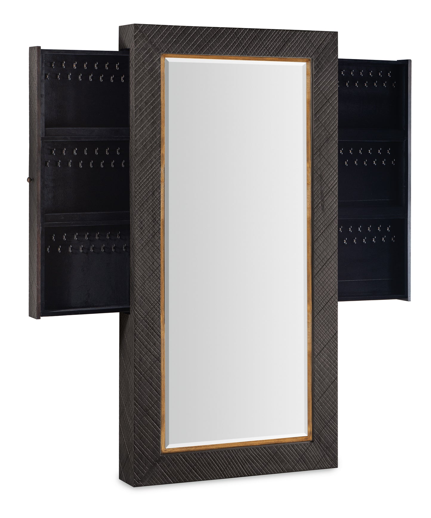 Big sky floor mirror w/jewelry storage