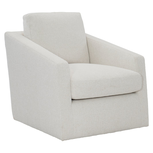 Landry fabric swivel chair