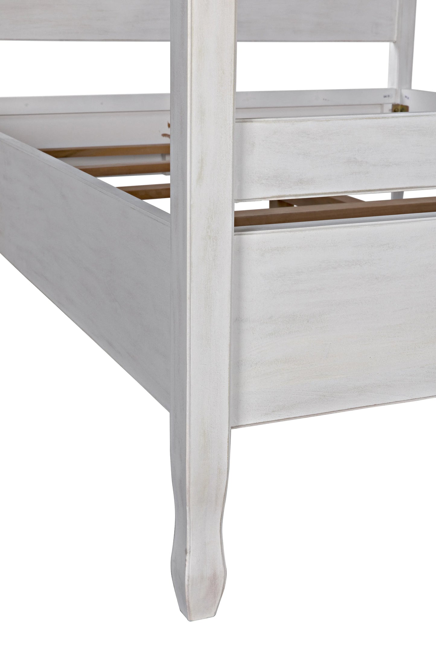 Venice bed, queen, white wash