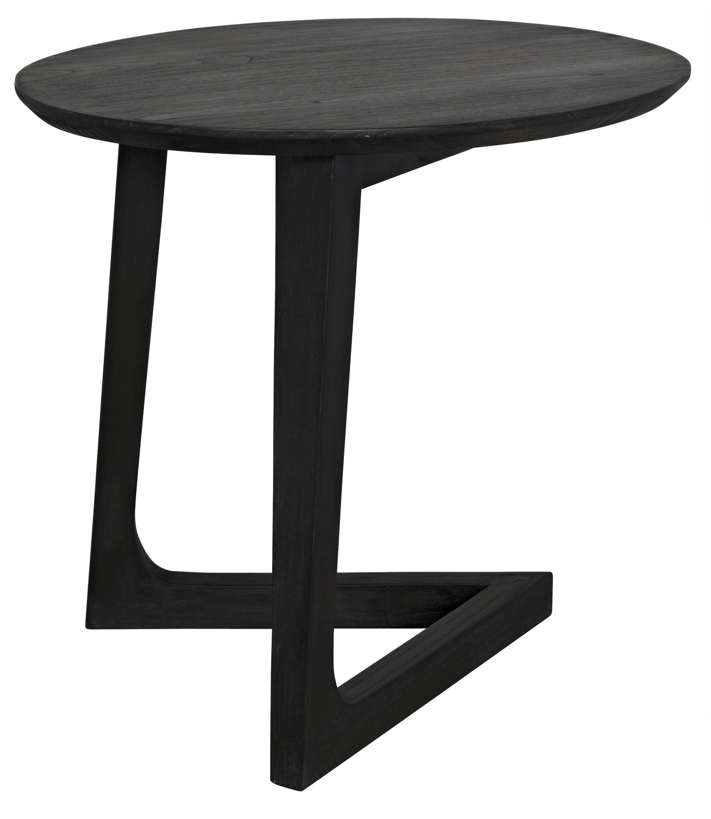 Cantilever table, charcoal black