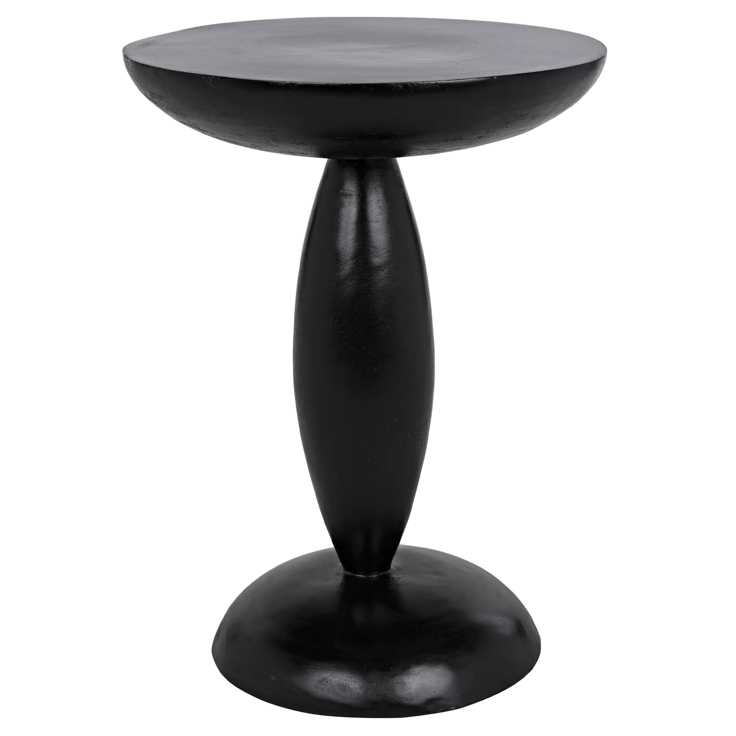 Adonis side table, hand rubbed black