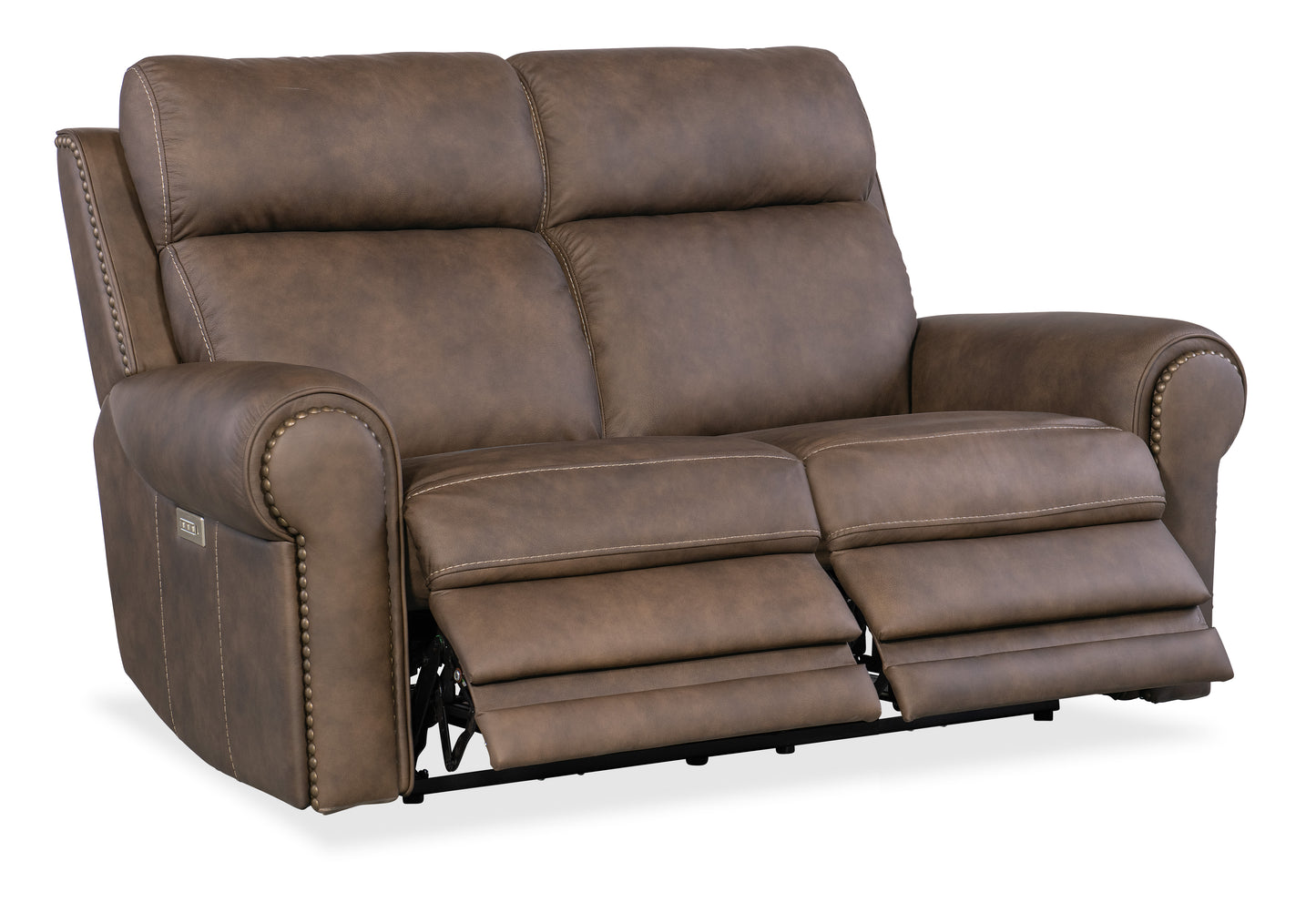 Duncan power loveseat w/power headrest & lumbar