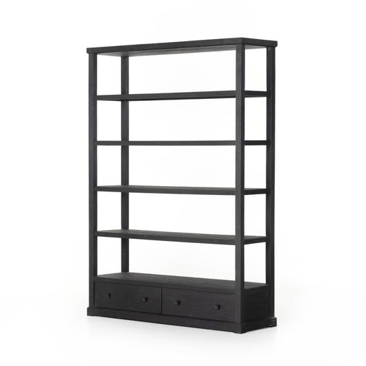 Woodmore bookcase-dark totem