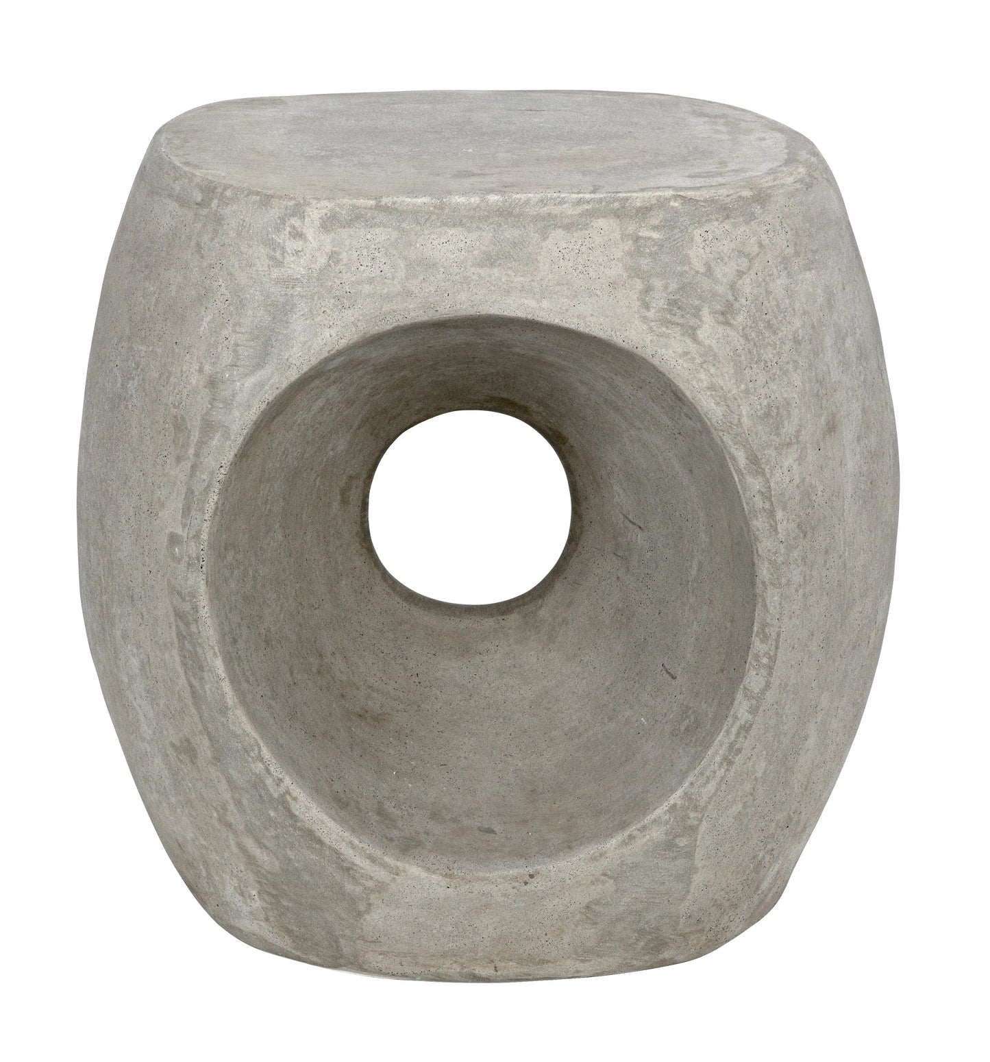 Trou side table/stool, fiber cement