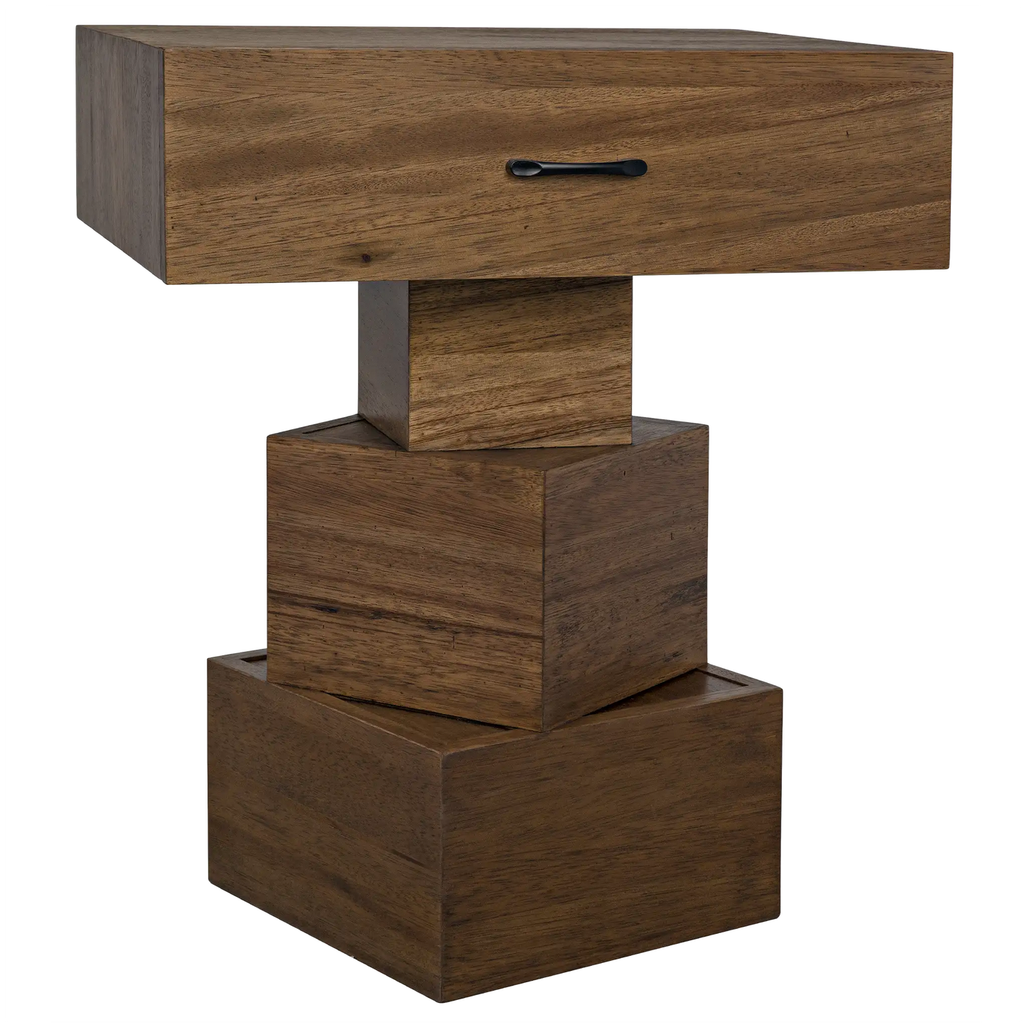 Grobius side table, dark walnut