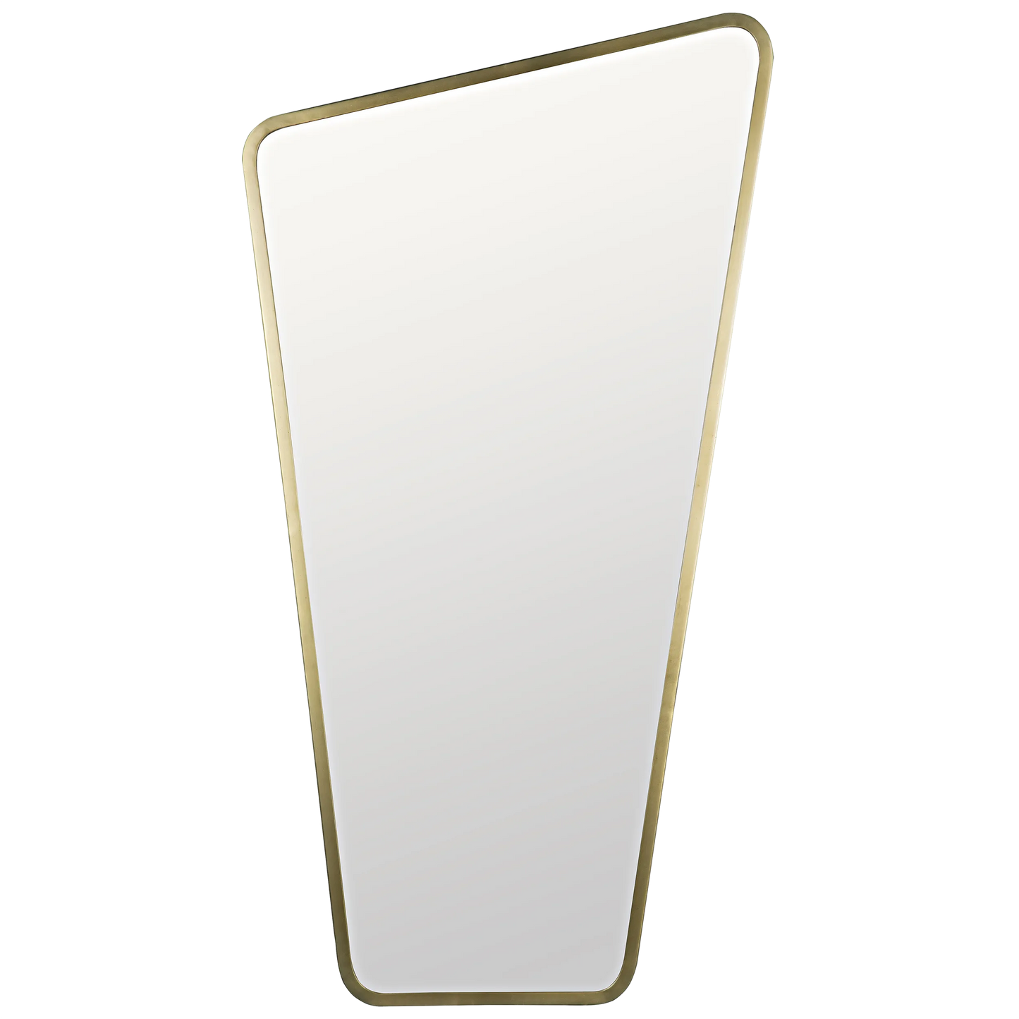 Juliet mirror, steel with brass finish