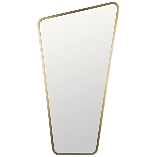 Juliet mirror, steel with brass finish