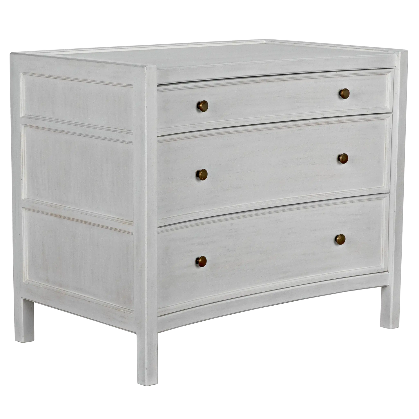 Hampton side table,white wash