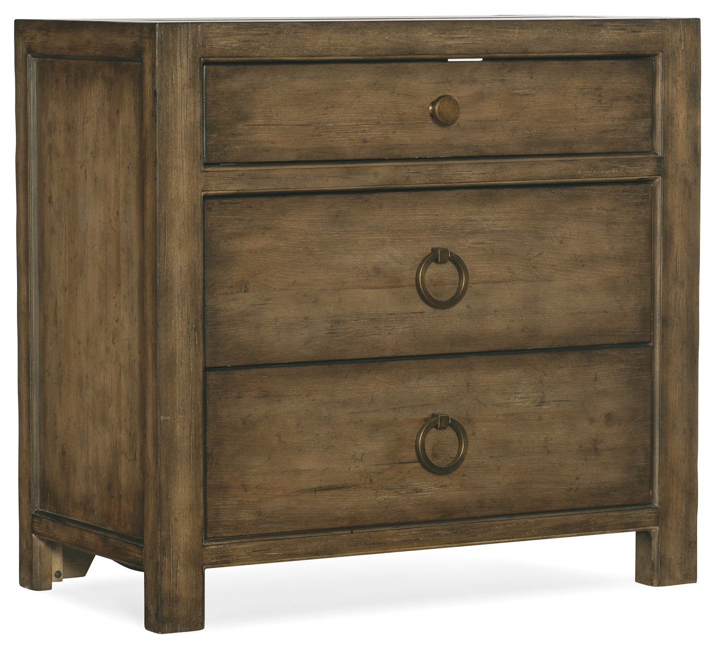 Sundance three-drawer nightstand