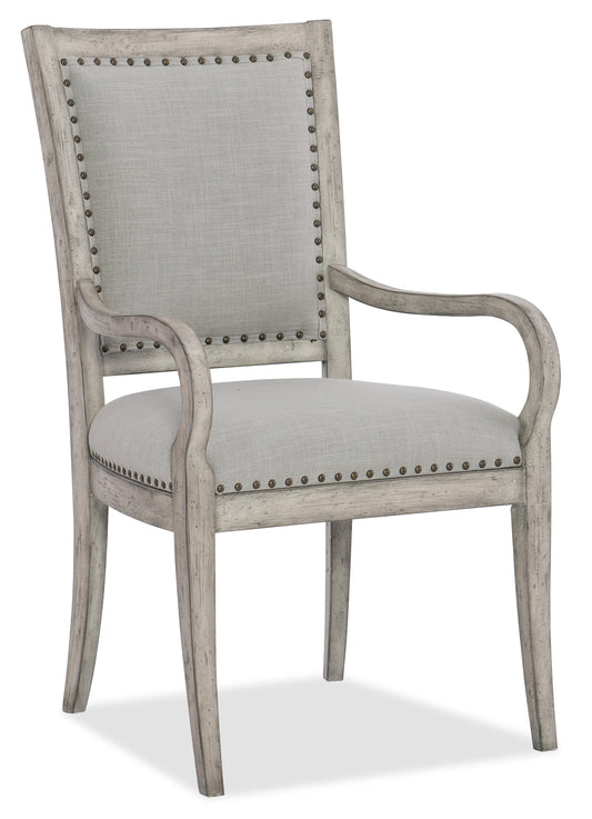 Boheme vitton upholstered arm chair - 2 per carton/price ea