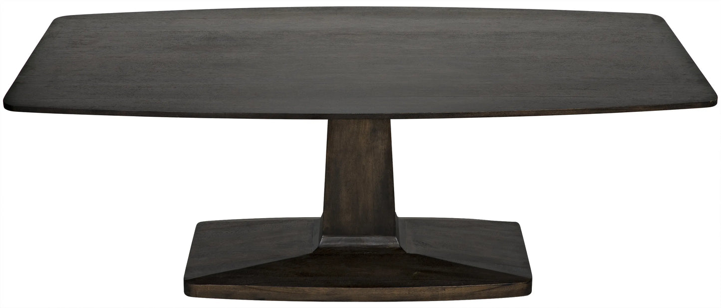 Travis table, ebony walnut