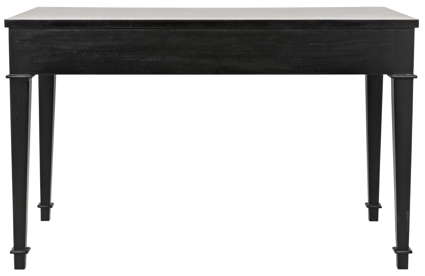 Curba desk, hand rubbed black