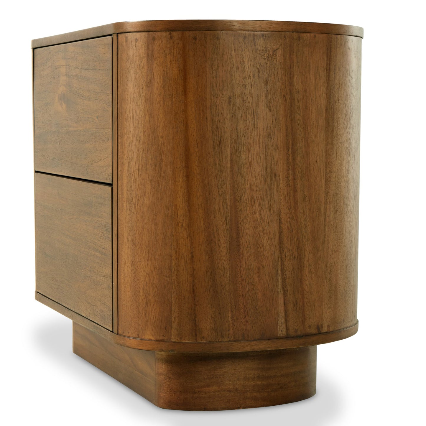 Paden nightstand-seasoned brown acacia