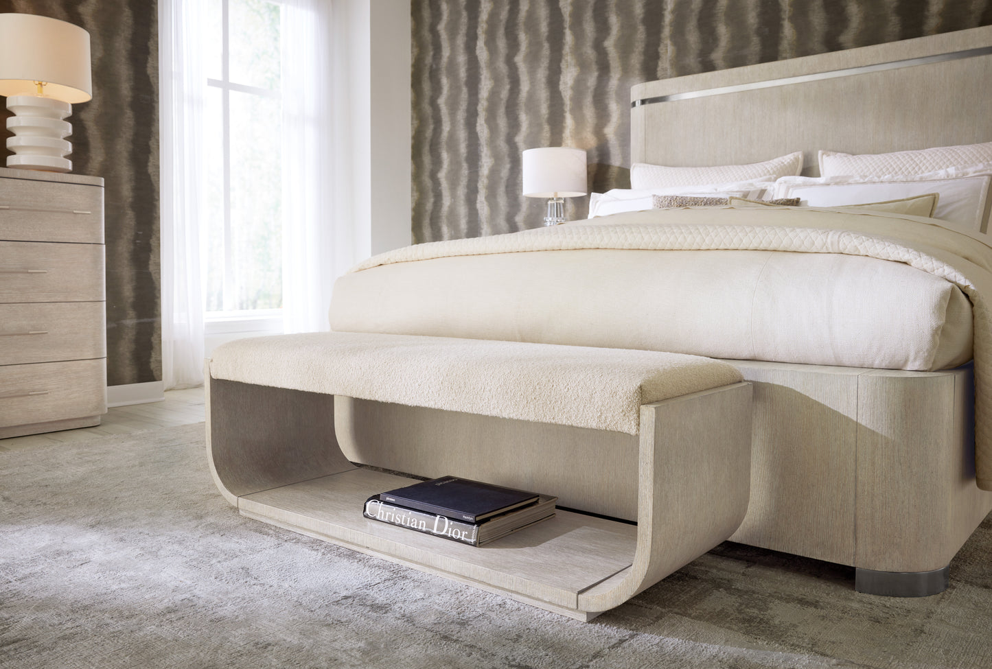 Modern mood bed bench