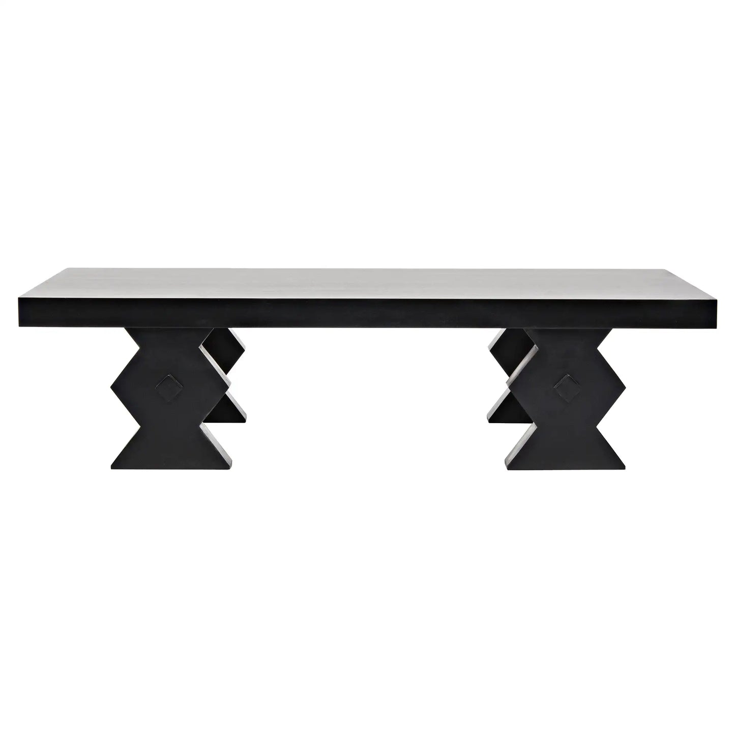 Suzu coffee table, hand rubbed black