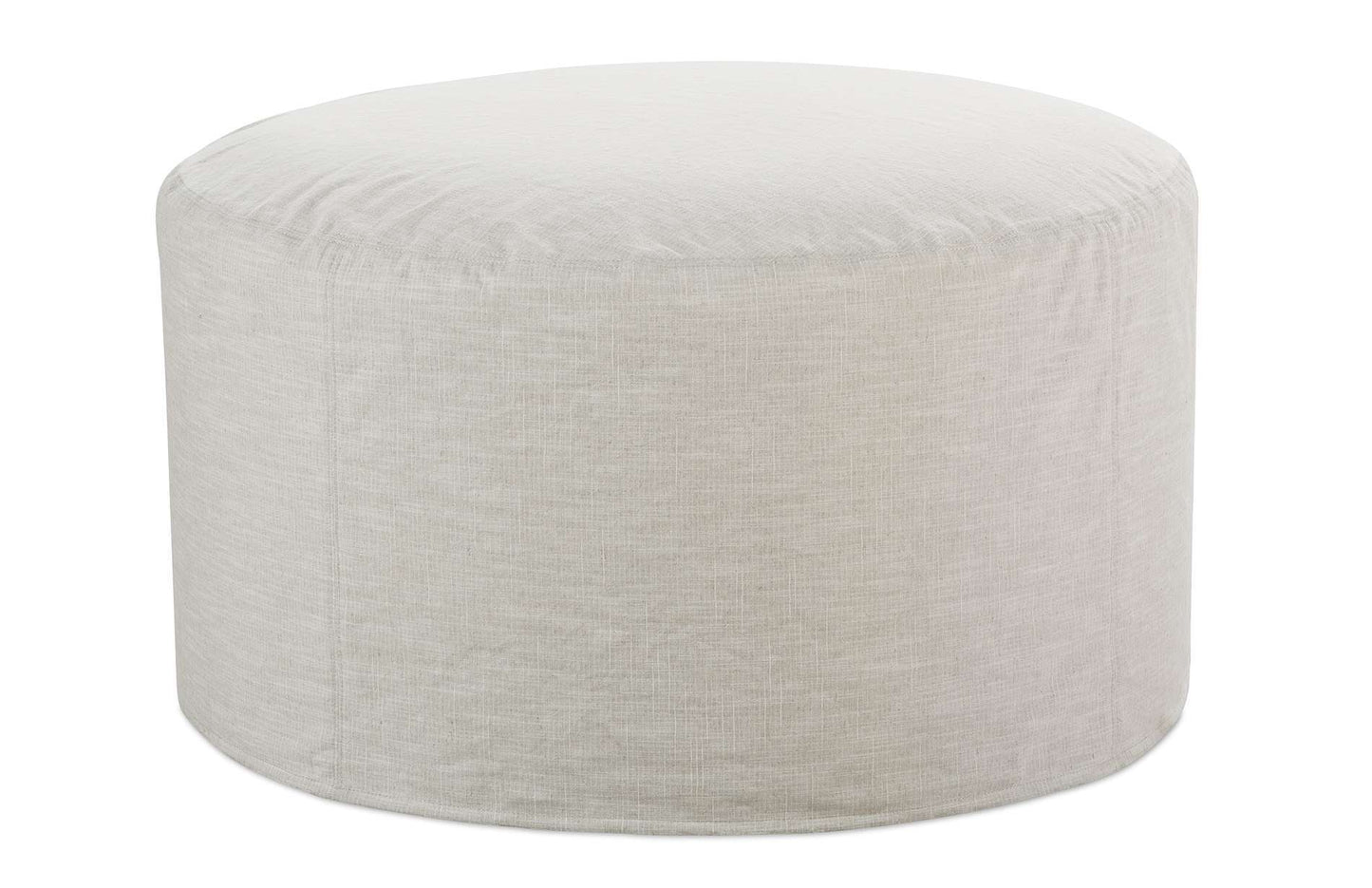 Custom 36" round tufted ottoman